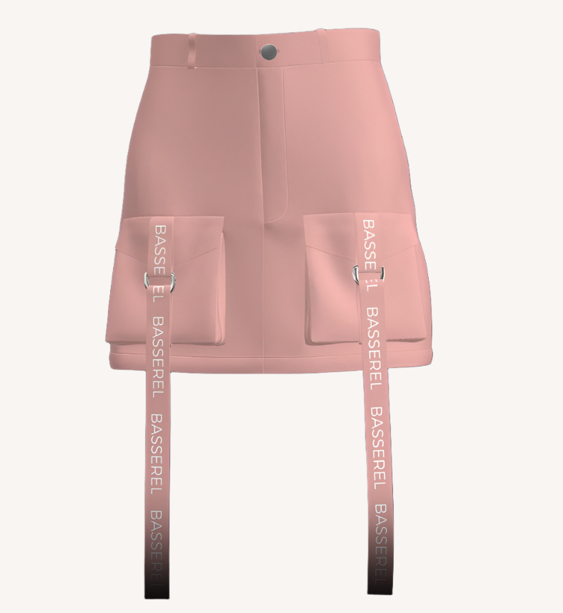 Pink Cotton Skirt