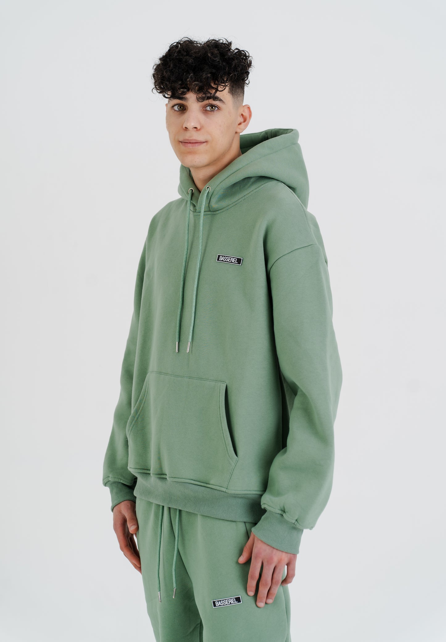 Green  Semi-Oversized Tracksuit