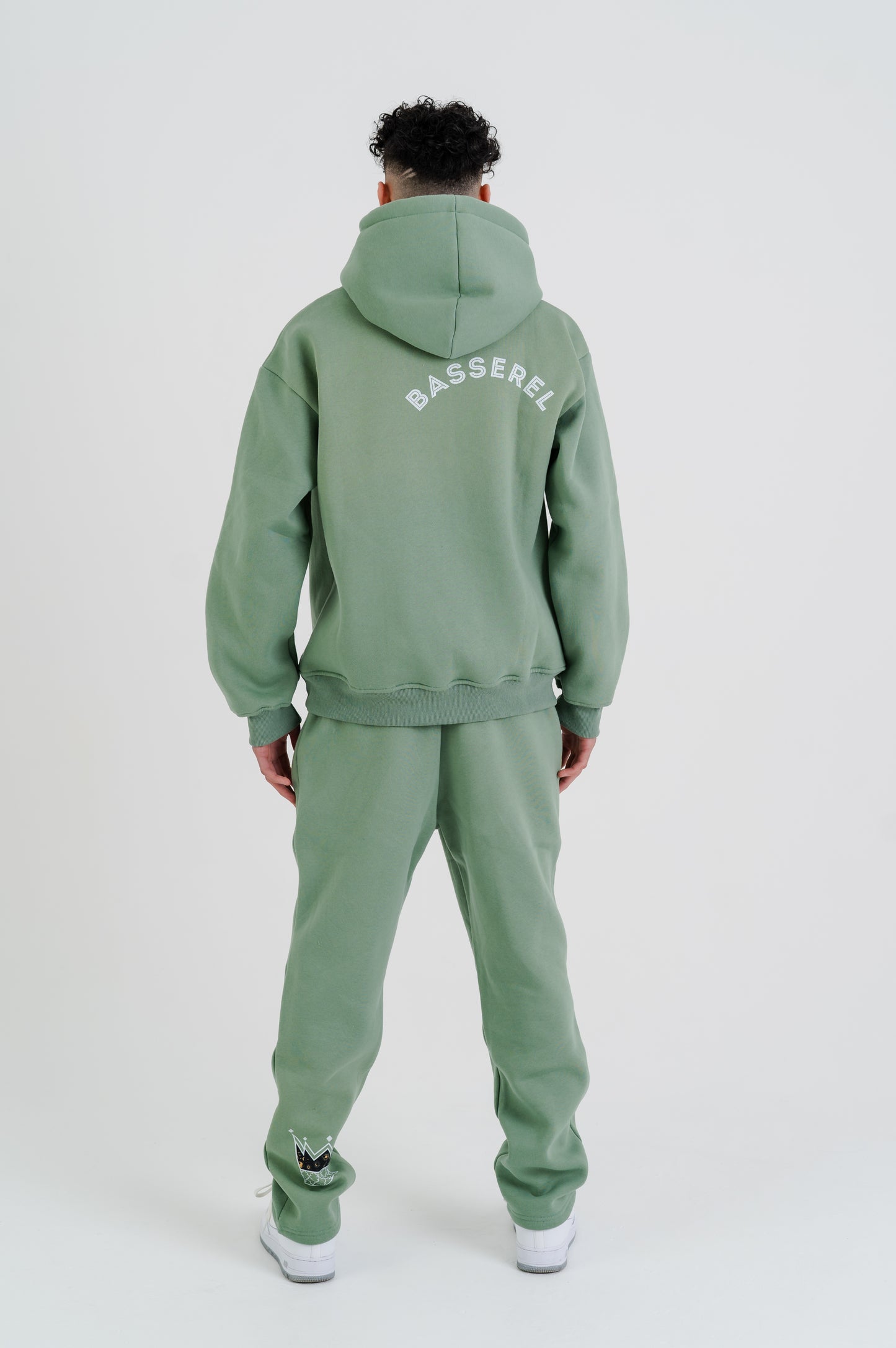 Green  Semi-Oversized Tracksuit