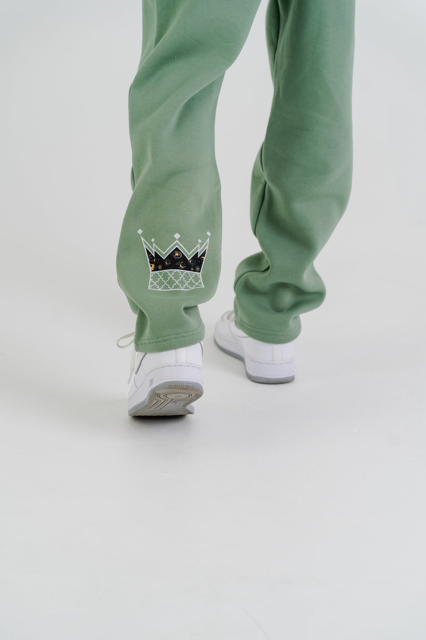 Green  Semi-Oversized Tracksuit