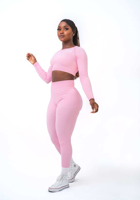 Pink  seamless leginggs