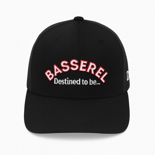 Basserel trucker cap in black