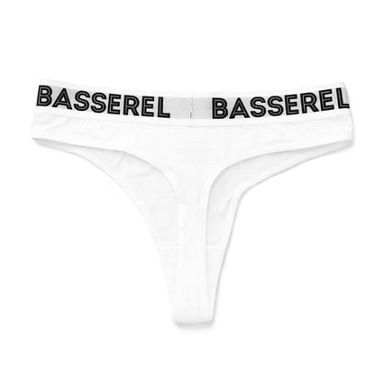 BASSEREL Signature Thong – White