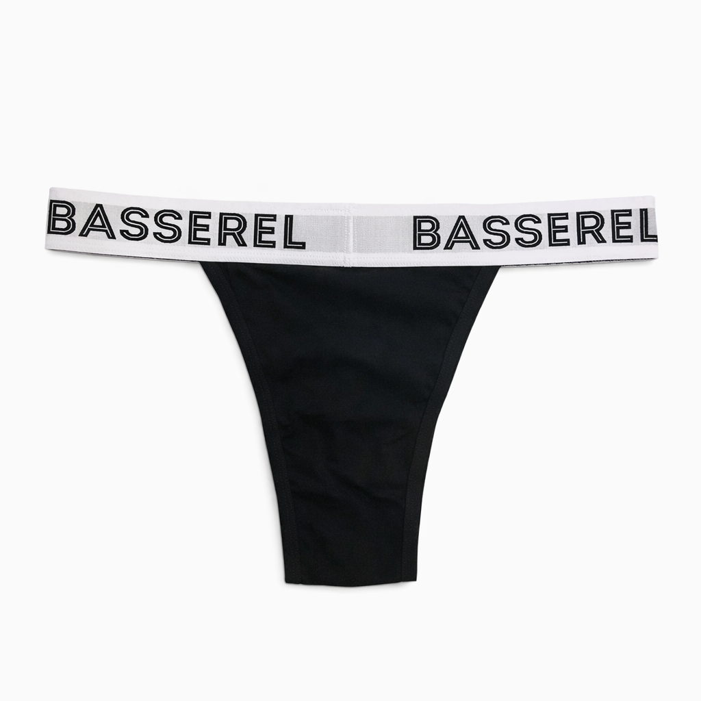 BASSEREL Logo Waist Thong – Bl