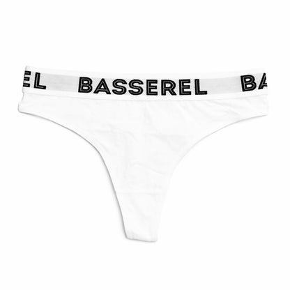 BASSEREL Signature Thong – White