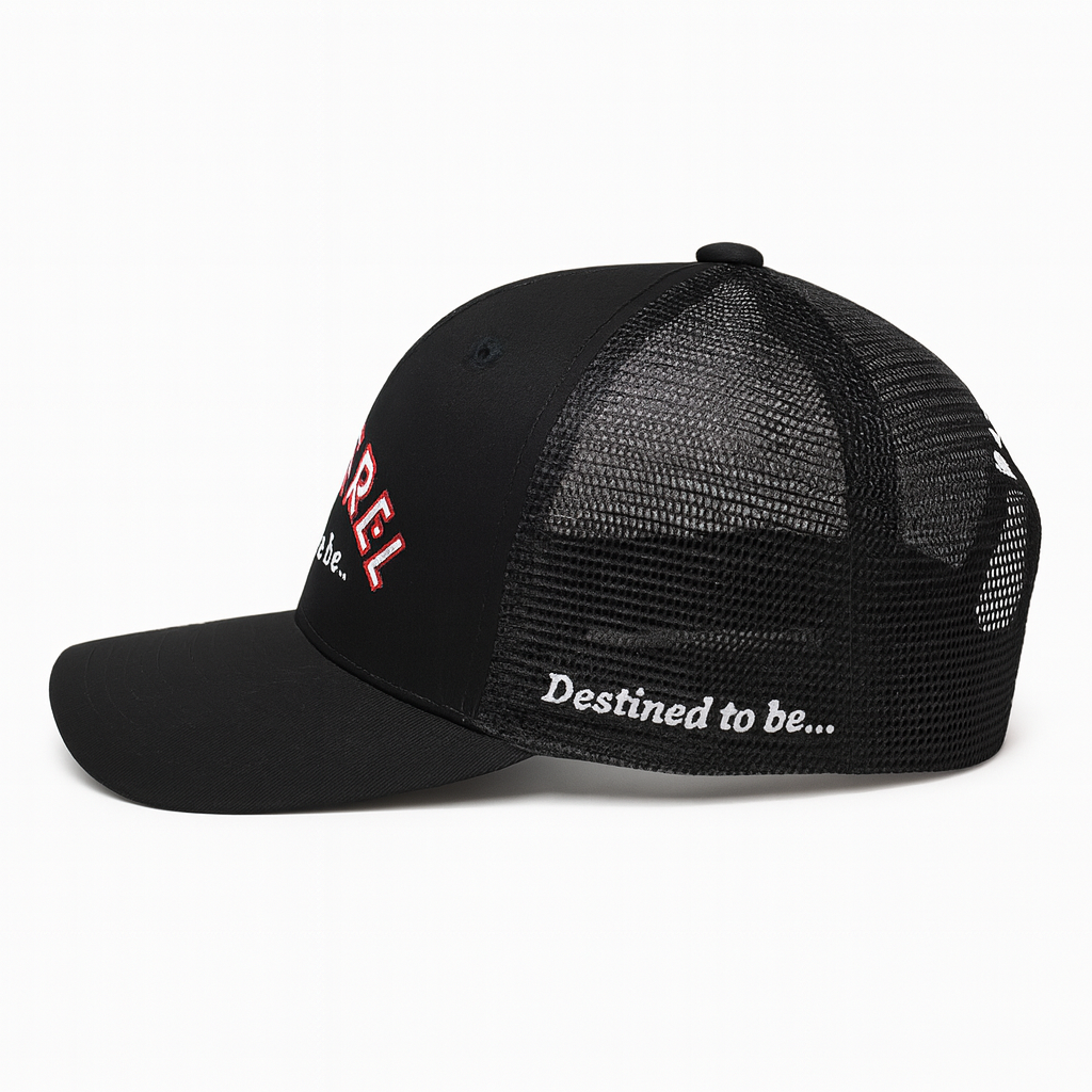 Basserel trucker cap in black