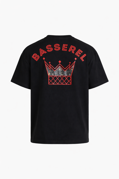 Basserel classic crown logo T-shirt