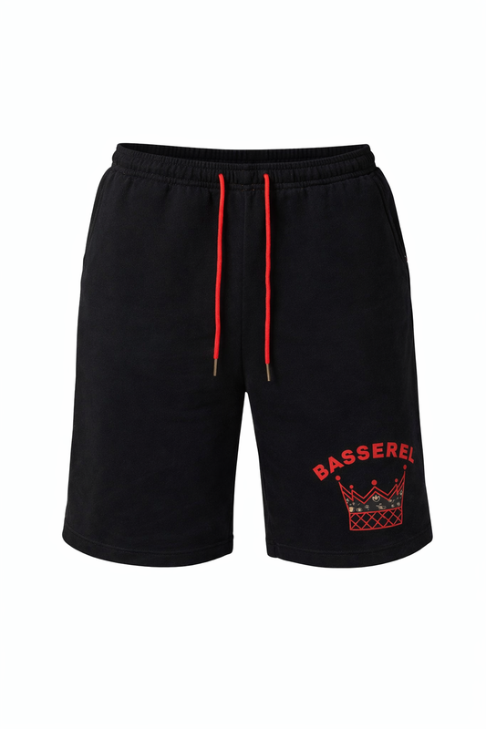 Basserel Classic crown logo shorts