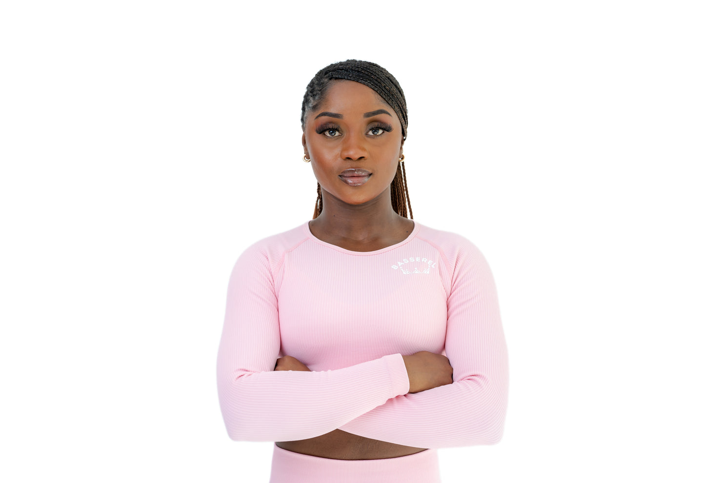 Pink long sleeve top