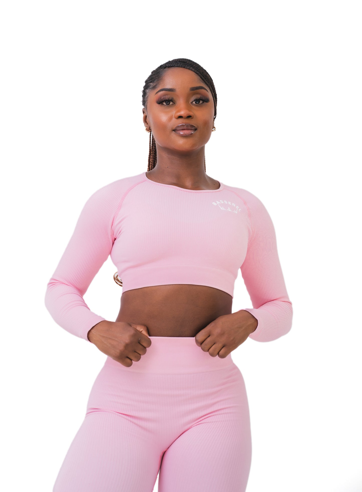 Pink long sleeve top