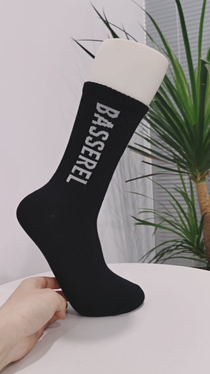 Basserel knitted logo socks